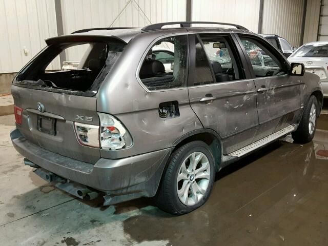 5UXFB53556LV23478 - 2006 BMW X5 4.4I GRAY photo 4