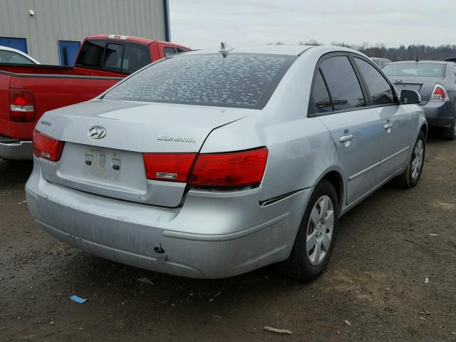 5NPET4AC2AH648781 - 2010 HYUNDAI SONATA GLS SILVER photo 4