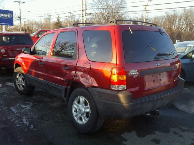 1FMYU93114KA28525 - 2004 FORD ESCAPE XLT RED photo 3