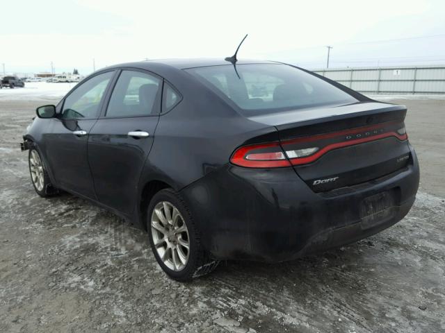 1C3CDFCA5DD722169 - 2013 DODGE DART LIMIT BLACK photo 3