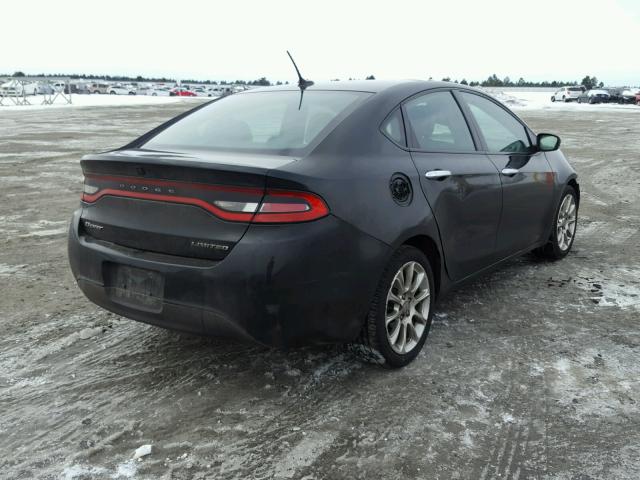 1C3CDFCA5DD722169 - 2013 DODGE DART LIMIT BLACK photo 4