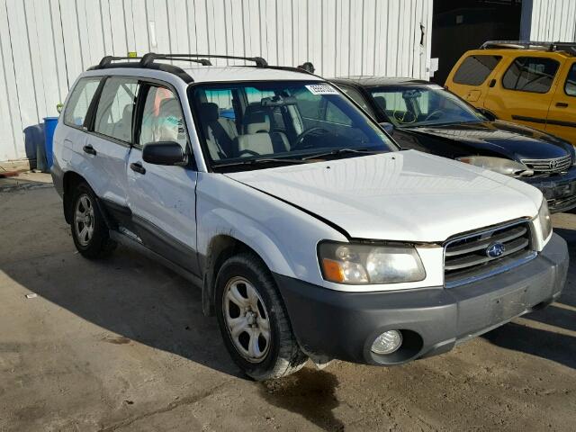 JF1SG636X4H727991 - 2004 SUBARU FORESTER 2 SILVER photo 1