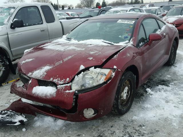 4A3AK24F56E059272 - 2006 MITSUBISHI ECLIPSE GS RED photo 2