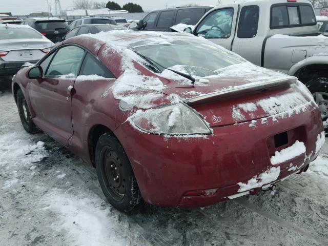 4A3AK24F56E059272 - 2006 MITSUBISHI ECLIPSE GS RED photo 3