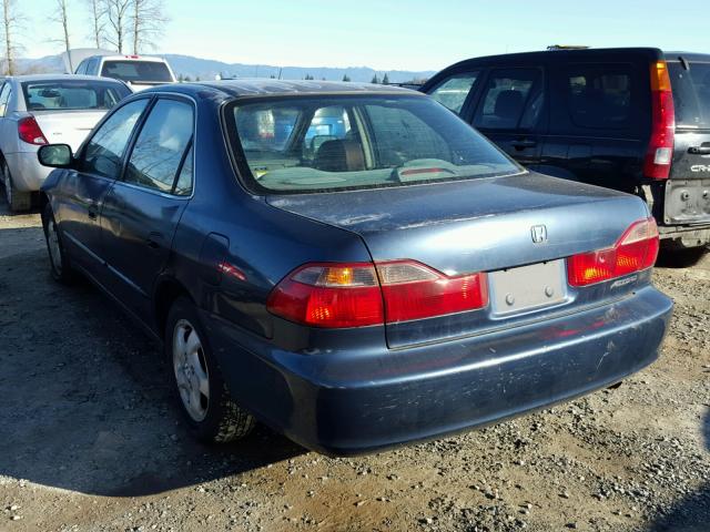 1HGCG565XXA014115 - 1999 HONDA ACCORD EX BLUE photo 3