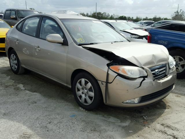 KMHDU46D28U541851 - 2008 HYUNDAI ELANTRA GL GOLD photo 1