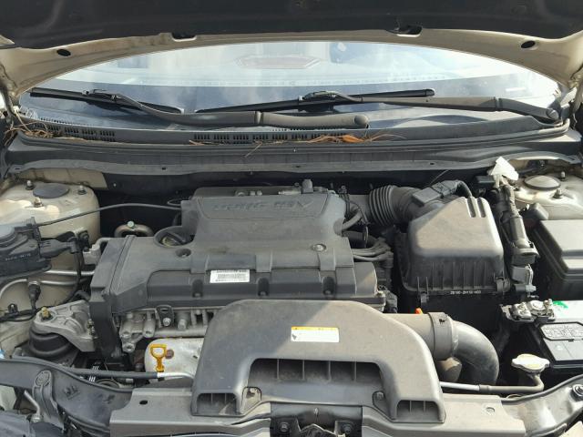 KMHDU46D28U541851 - 2008 HYUNDAI ELANTRA GL GOLD photo 7