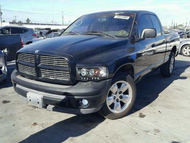 1D7HA18NX2J219301 - 2002 DODGE RAM 1500 BLACK photo 2