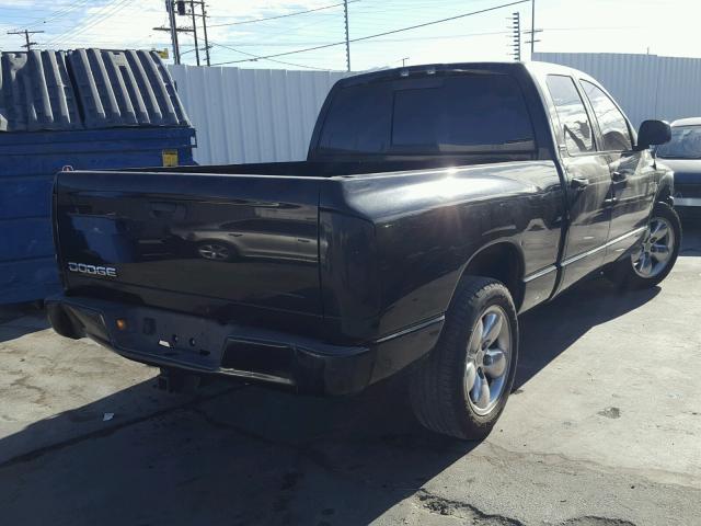 1D7HA18NX2J219301 - 2002 DODGE RAM 1500 BLACK photo 4