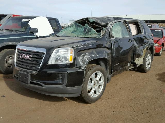 2GKFLSEK0H6341767 - 2017 GMC TERRAIN SL BLACK photo 2