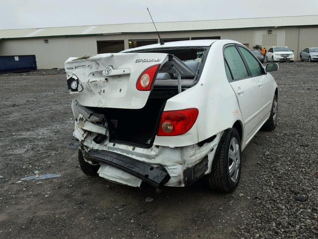 2T1BR32E48C937685 - 2008 TOYOTA COROLLA CE WHITE photo 4