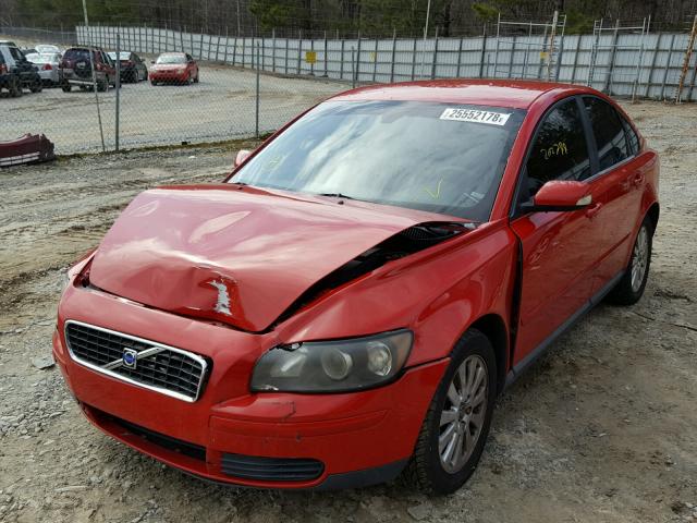 YV1MS382X52052583 - 2005 VOLVO S40 2.4I RED photo 2