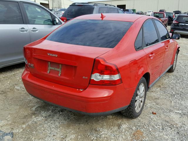 YV1MS382X52052583 - 2005 VOLVO S40 2.4I RED photo 4