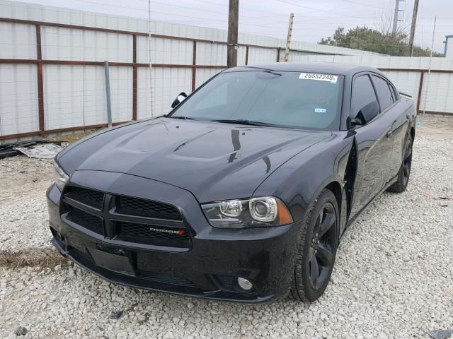 2C3CDXCT7EH285139 - 2014 DODGE CHARGER R/ BLACK photo 2