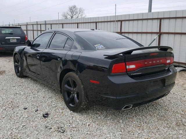 2C3CDXCT7EH285139 - 2014 DODGE CHARGER R/ BLACK photo 3