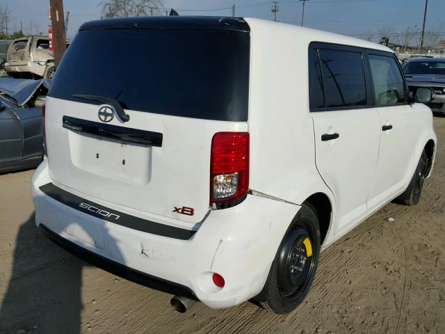 JTLZE4FE6EJ058302 - 2014 TOYOTA SCION XB WHITE photo 4