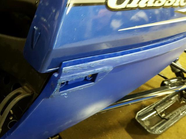 4XAND6DS01B114425 - 2001 POLARIS INDY 600 BLUE photo 12