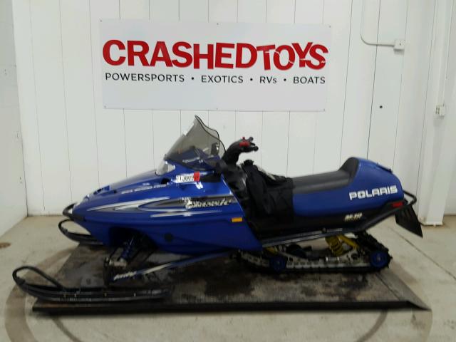 4XAND6DS01B114425 - 2001 POLARIS INDY 600 BLUE photo 4