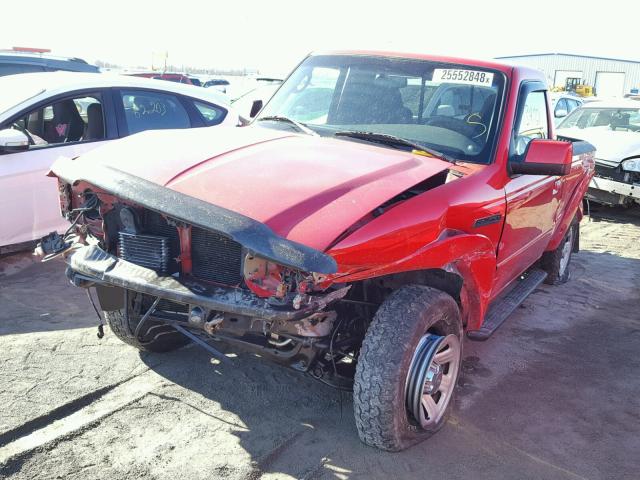 1FTYR10UX7PA45529 - 2007 FORD RANGER RED photo 2