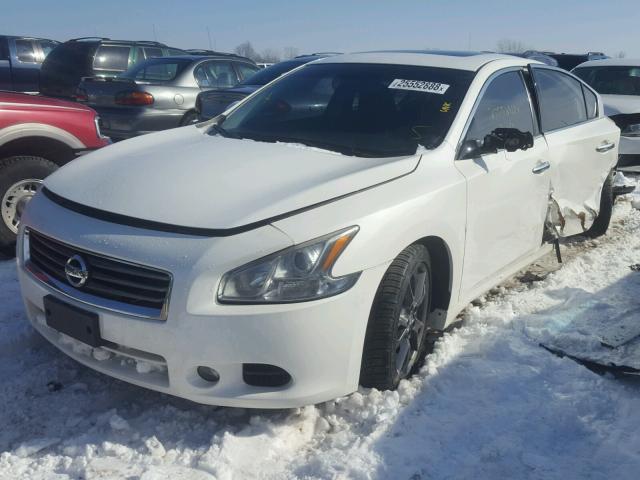 1N4AA5AP3CC866567 - 2012 NISSAN MAXIMA S WHITE photo 2