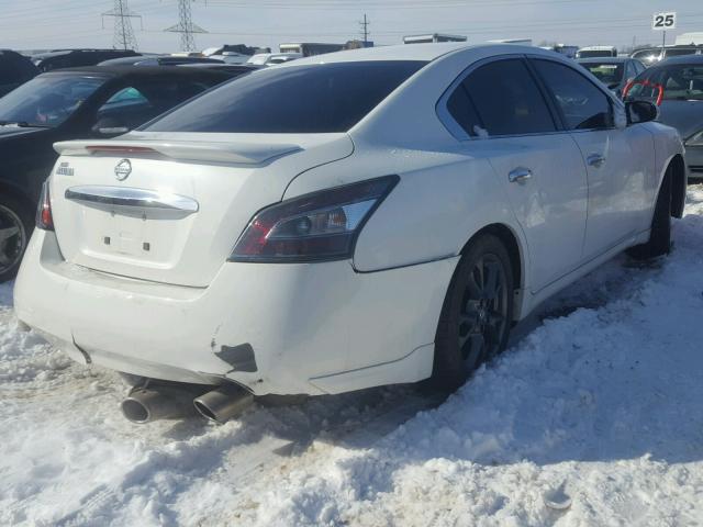 1N4AA5AP3CC866567 - 2012 NISSAN MAXIMA S WHITE photo 4