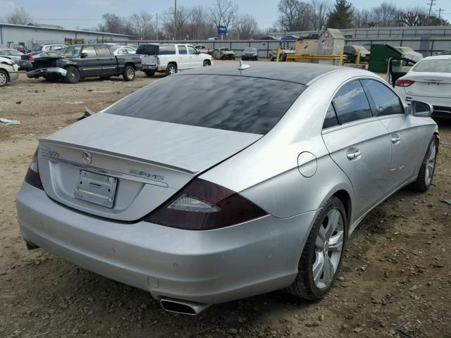 WDDDJ72X69A142013 - 2009 MERCEDES-BENZ CLS 550 SILVER photo 4