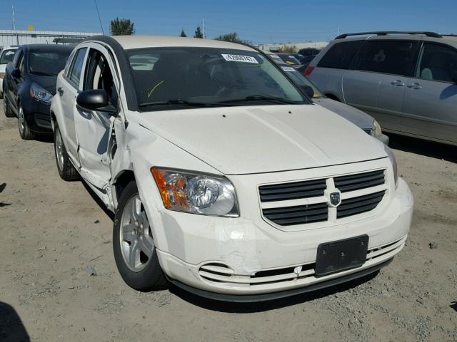 1B3HB28B98D659781 - 2008 DODGE CALIBER WHITE photo 1