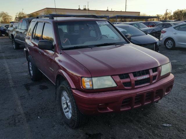 4S2DM58YX44303996 - 2004 ISUZU RODEO S MAROON photo 1