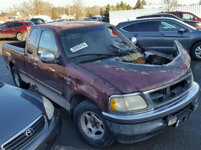 2FTZX1763WCB12652 - 1998 FORD F150 RED photo 1