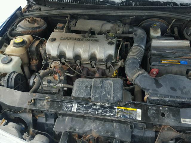 1G8ZH52812Z171381 - 2002 SATURN SL1 BLUE photo 7