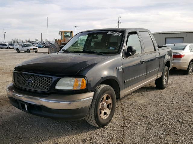 1FTRW07622KD79011 - 2002 FORD F150 SUPER BLACK photo 2