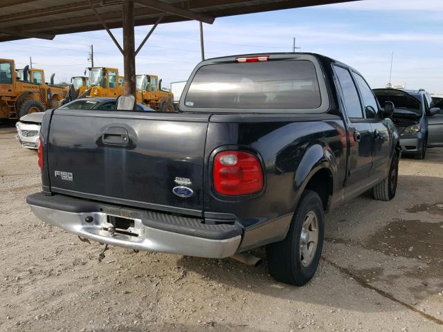 1FTRW07622KD79011 - 2002 FORD F150 SUPER BLACK photo 4