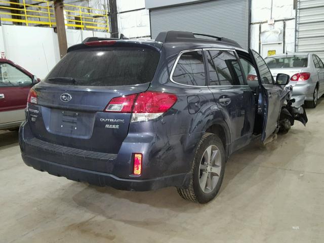 4S4BRBPC3E3320585 - 2014 SUBARU OUTBACK 2. BLUE photo 4