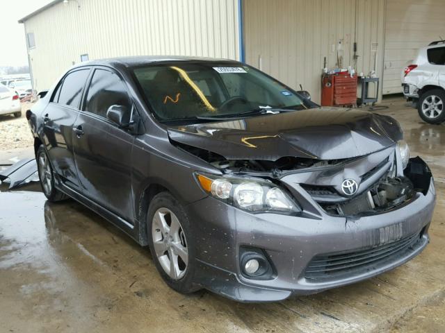 5YFBU4EE5CP067406 - 2012 TOYOTA COROLLA BA GRAY photo 1