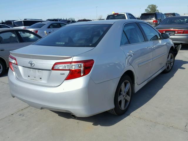 4T1BF1FK6EU369415 - 2014 TOYOTA CAMRY L SILVER photo 4