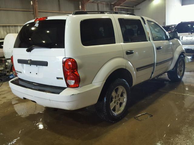 1D8HD48P07F585851 - 2007 DODGE DURANGO SL WHITE photo 4