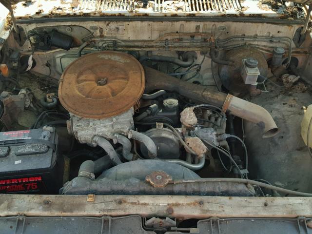 JM2UF2119G0520335 - 1986 MAZDA B2000 LONG GRAY photo 7