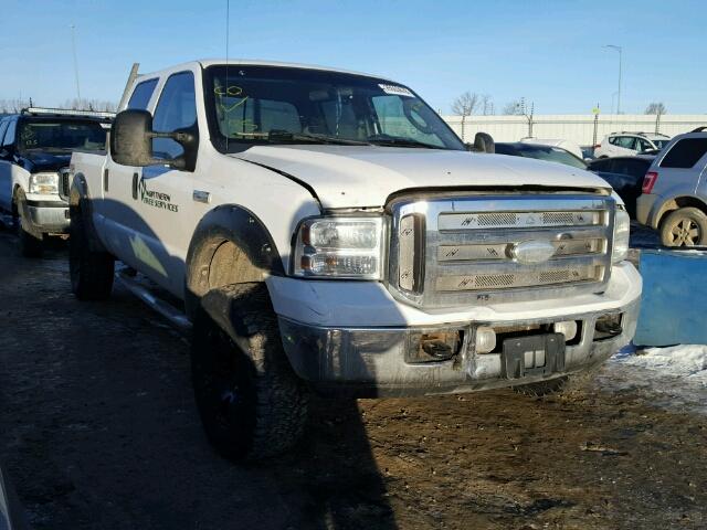 1FTSW21595EC94957 - 2005 FORD F250 SUPER WHITE photo 1