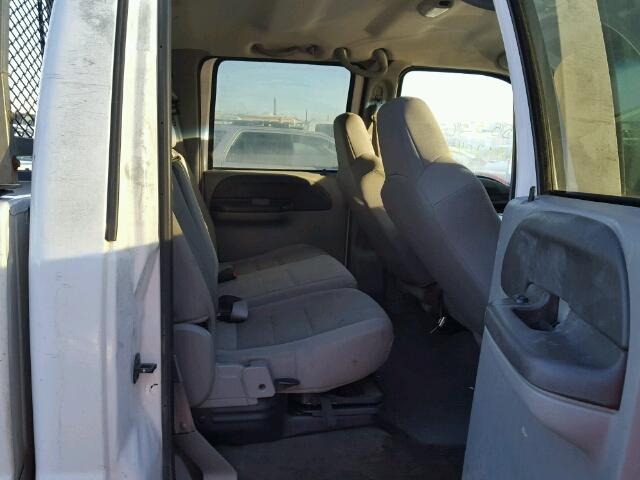 1FTSW21595EC94957 - 2005 FORD F250 SUPER WHITE photo 6