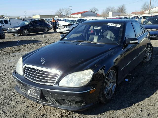 WDBNG75J46A467712 - 2006 MERCEDES-BENZ S 500 BLACK photo 2