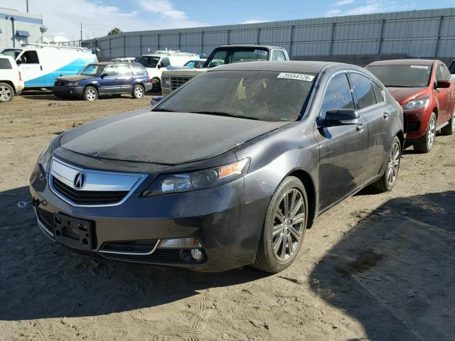 19UUA8F32EA002737 - 2014 ACURA TL SE CHARCOAL photo 2