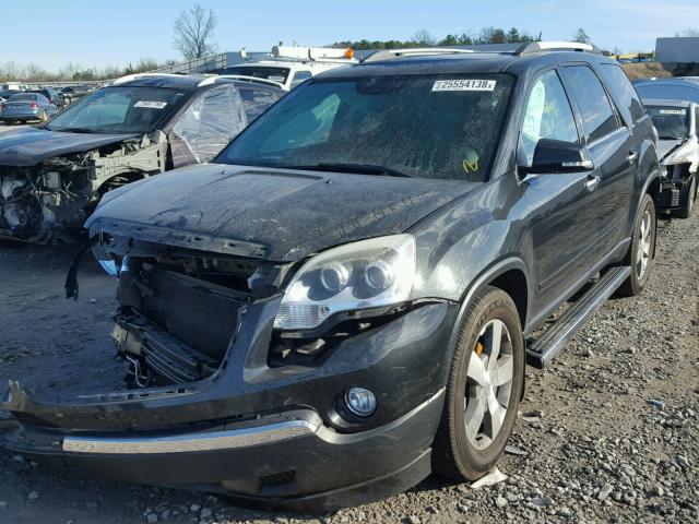 1GKKRRED8BJ376624 - 2011 GMC ACADIA SLT შავი ფოტო 2