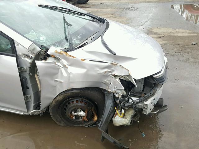 19XFB2F54CE390664 - 2012 HONDA CIVIC LX SILVER photo 9