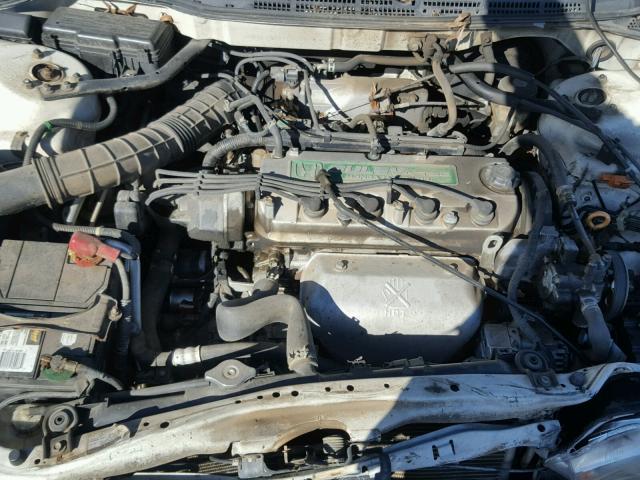 JHMCG660X1C020564 - 2001 HONDA ACCORD EX WHITE photo 7