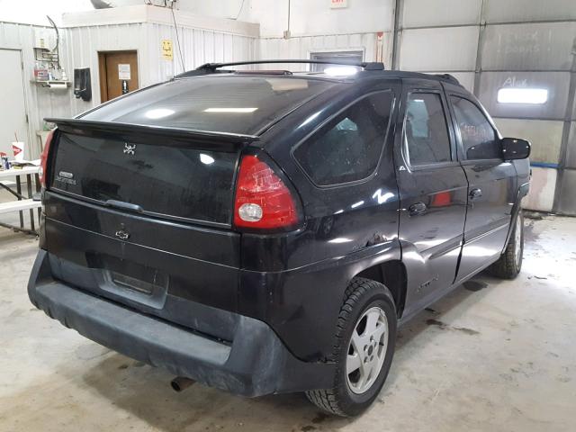 3G7DA03E42S558353 - 2002 PONTIAC AZTEK BLACK photo 4