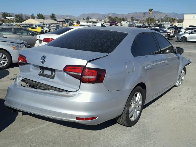 3VWD17AJ7FM319722 - 2015 VOLKSWAGEN JETTA SE SILVER photo 4