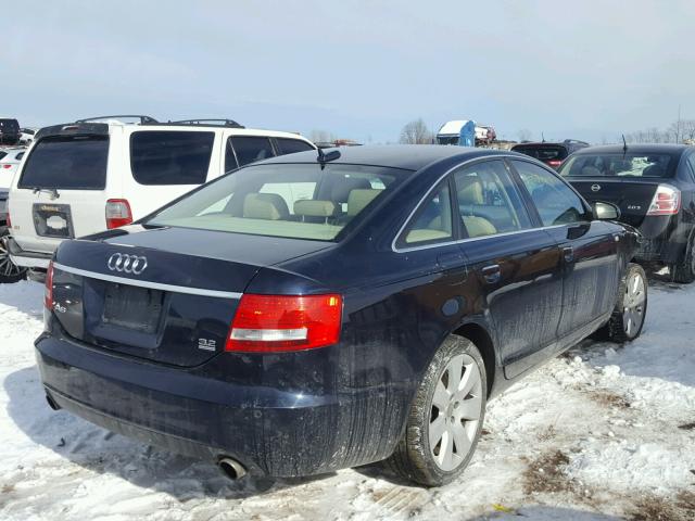 WAUDG74F56N033105 - 2006 AUDI A6 3.2 QUA BLUE photo 4