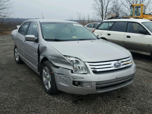 3FAHP07Z78R231840 - 2008 FORD FUSION SE SILVER photo 1