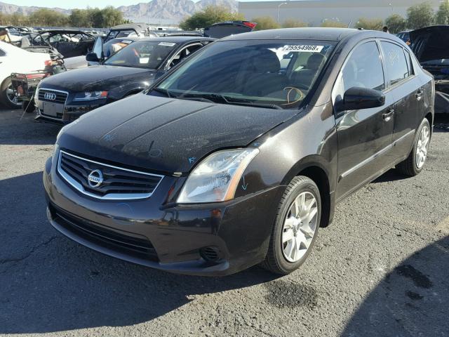 3N1AB6AP4BL624325 - 2011 NISSAN SENTRA 2.0 BROWN photo 2