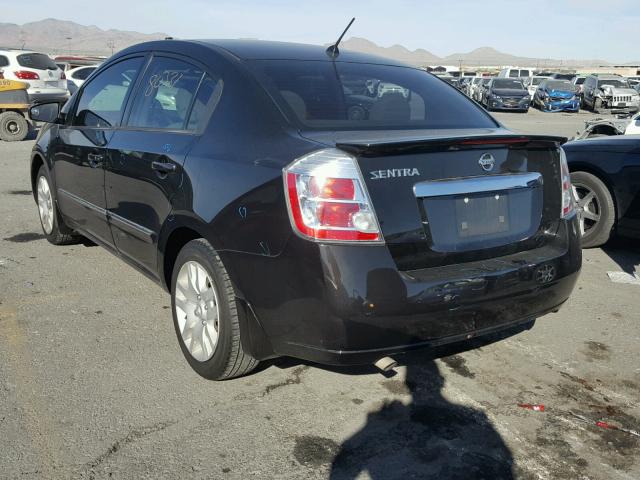 3N1AB6AP4BL624325 - 2011 NISSAN SENTRA 2.0 BROWN photo 3